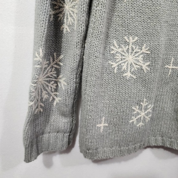 Newton Trading Co. Womens M Heavy 100% Shetland Wood Crewneck Sweater Muted Mint - Picture 10 of 10